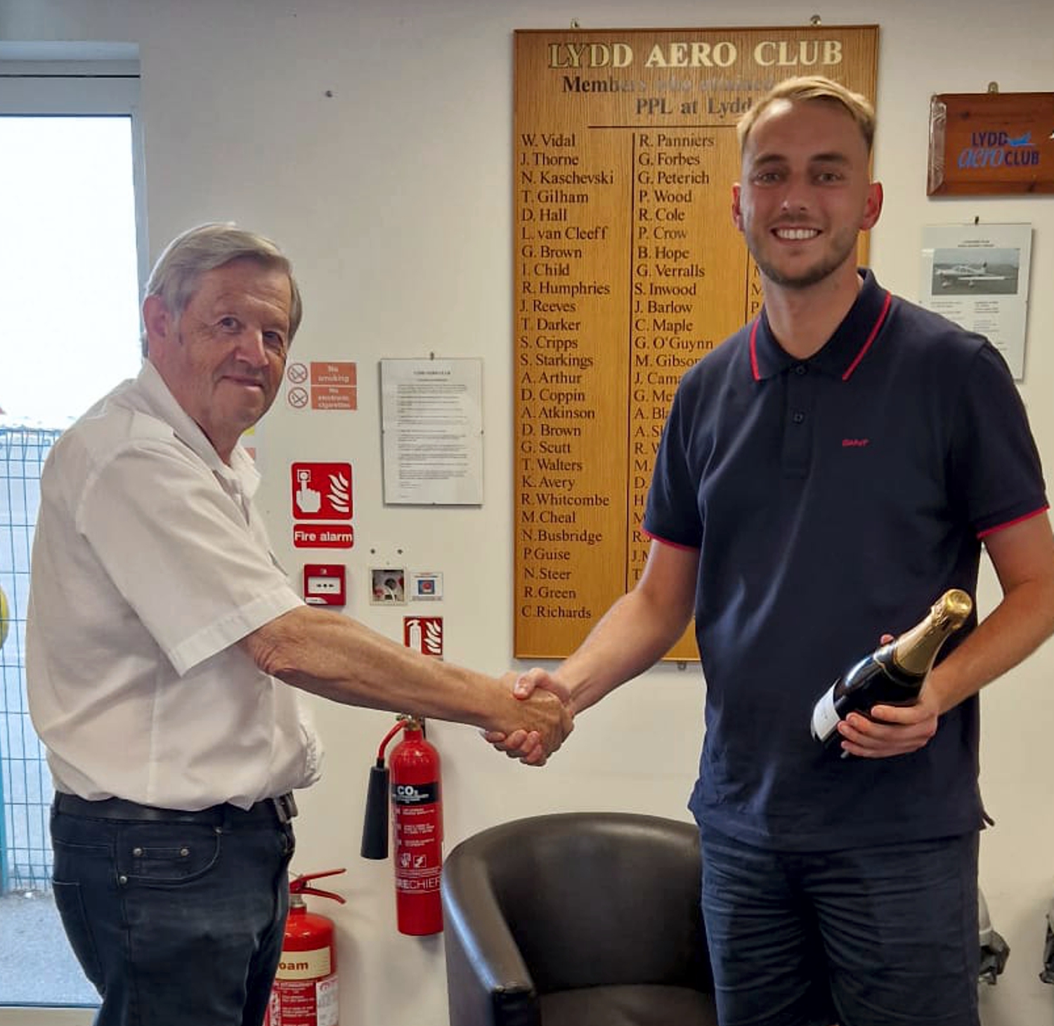 Adam Pringle - PPL passed - 2023-07-02 David_Bramble_1st_Solo