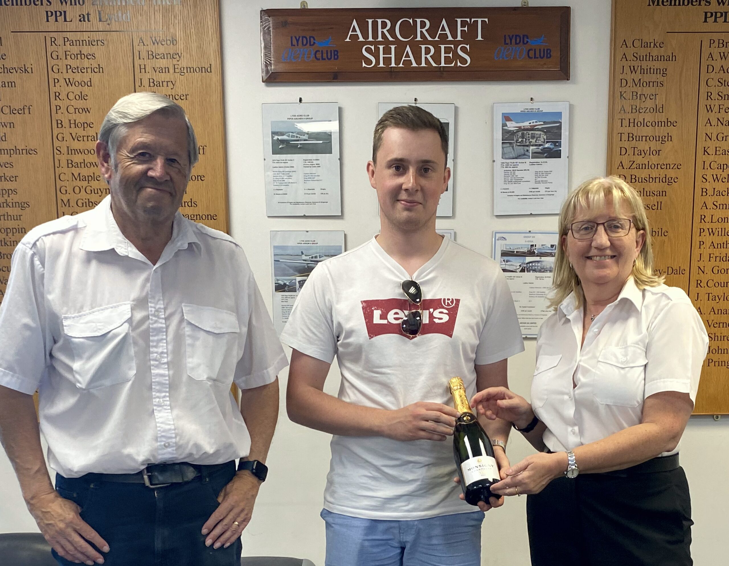 Ryan passes test for Pilot's Licence