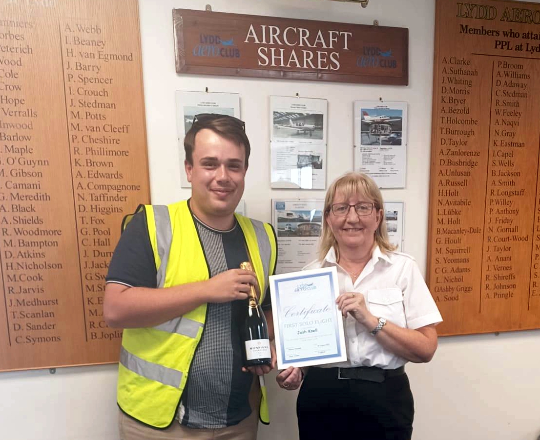 Another first solo