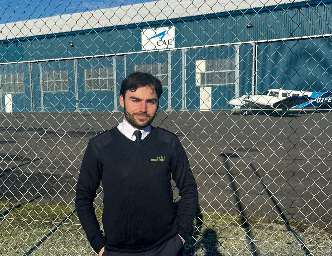 Sam Terry completed his ATPL examinations