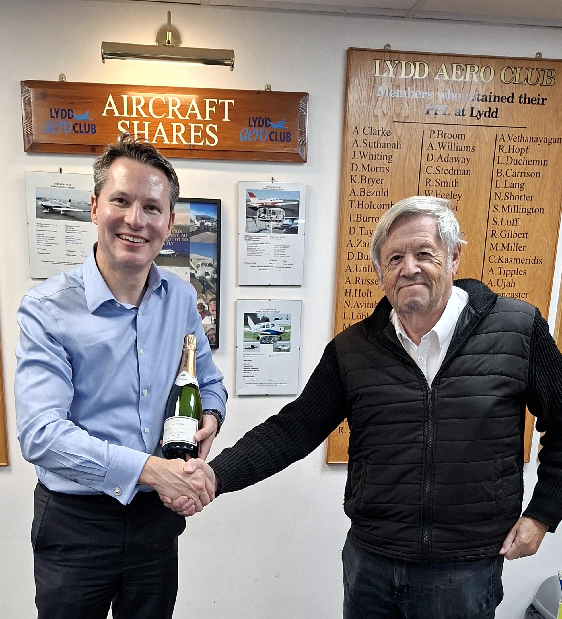 Andrew Woolger passes Final Test