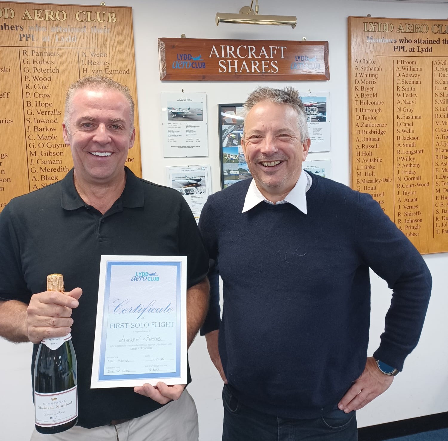 Andrew Sayers First Solo